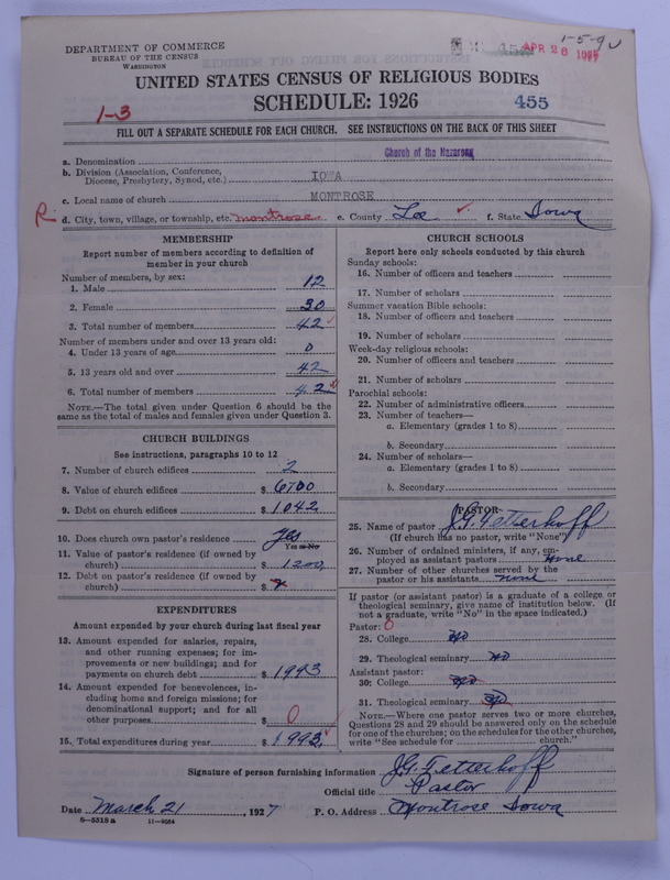 Scan of Church of the Nazarene: 455