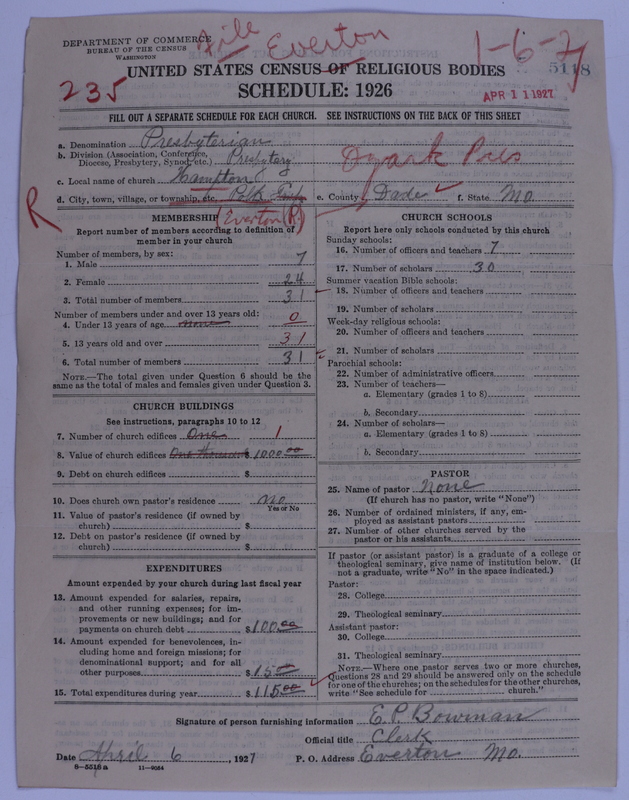 Scan of Presbyterian Church in the United States of America: 5118