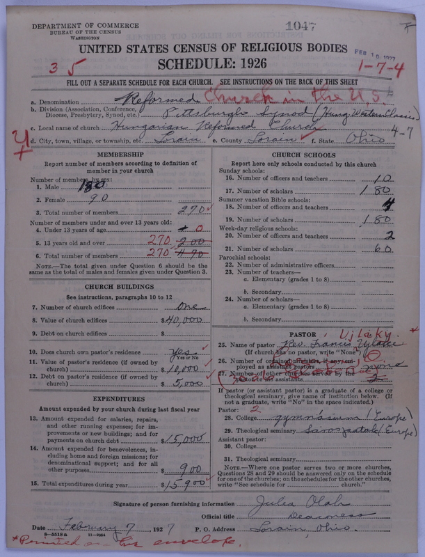 Scan of Reformed Church in the United States: 1047