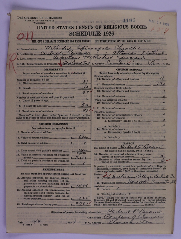 Scan of Methodist Episcopal Church: 4186