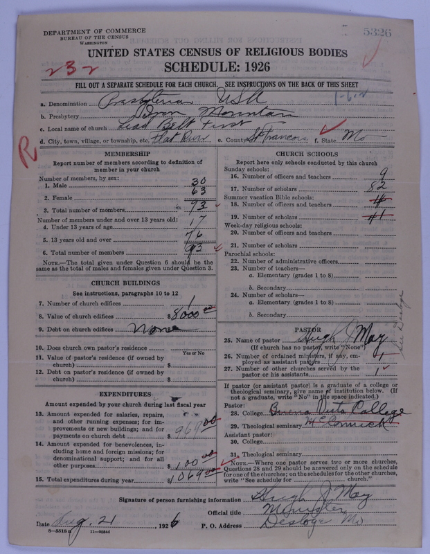 Scan of Presbyterian Church in the United States of America: 5326