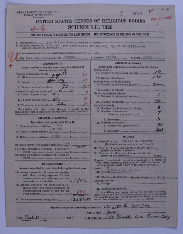 Scan of United Presbyterian Church of North America: 876