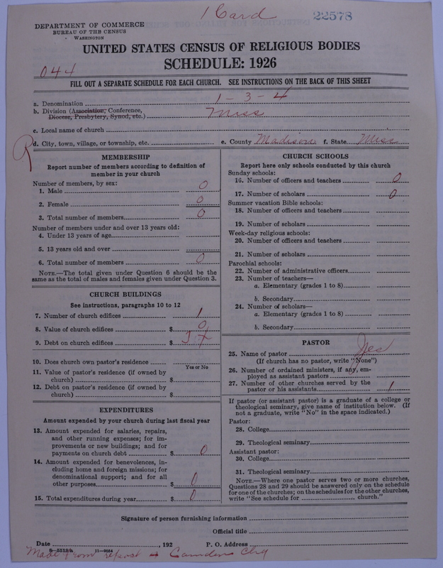 Scan of Methodist Episcopal Church: 22578