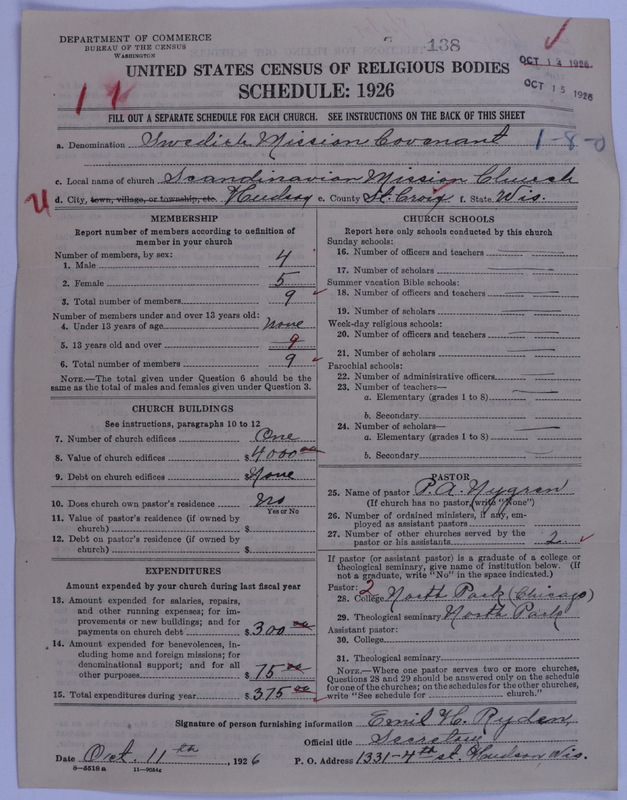Scan of Swedish Evangelical Mission Covenant of America: 138