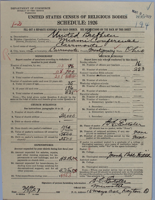 Scan of Church of the United Brethren in Christ: 899