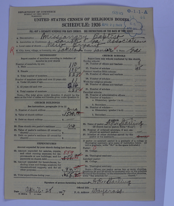 Scan of Negro Baptists: 9395