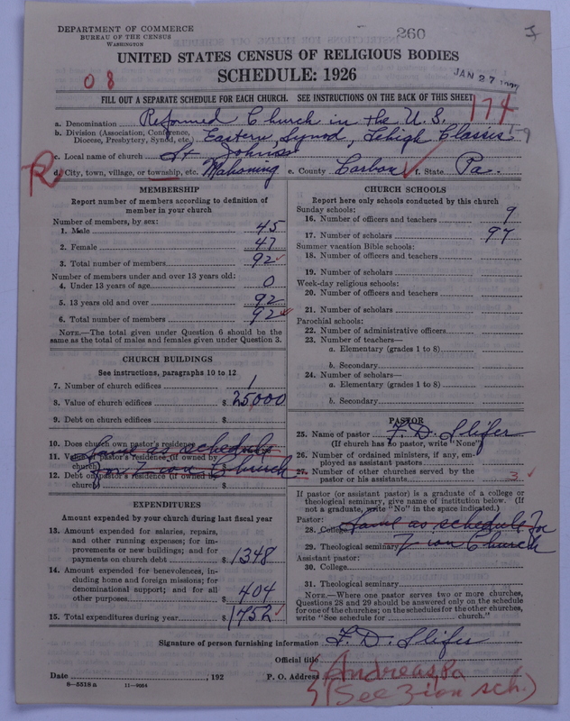 Scan of Reformed Church in the United States: 260