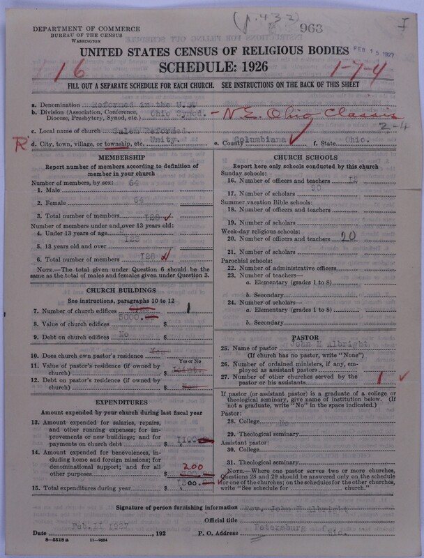 Scan of Reformed Church in the United States: 963