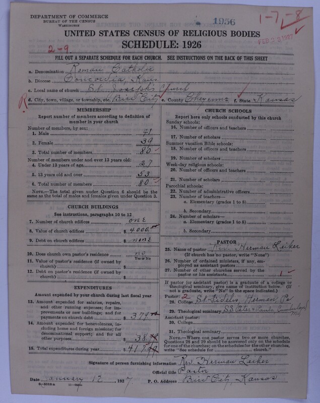 Scan of Roman Catholic Church: 1956