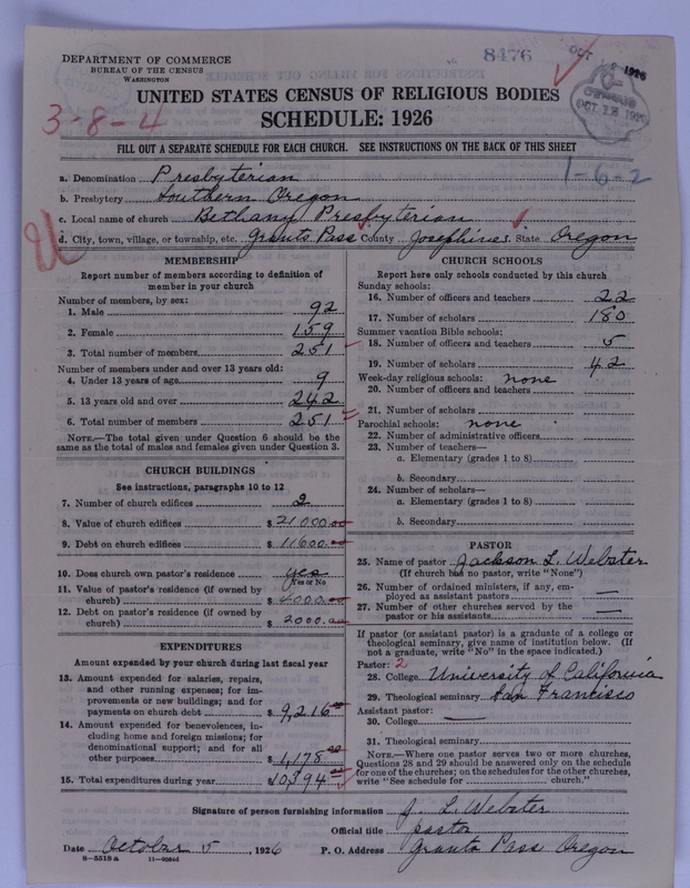 Scan of Presbyterian Church in the United States of America: 8476