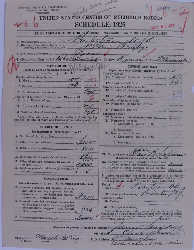 Scan of Presbyterian Church in the United States of America: 4607