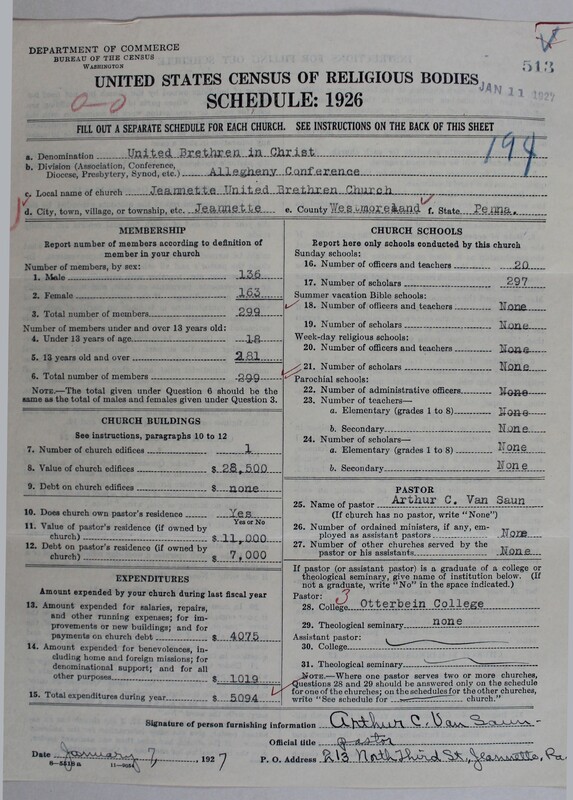 Scan of Church of the United Brethren in Christ: 513