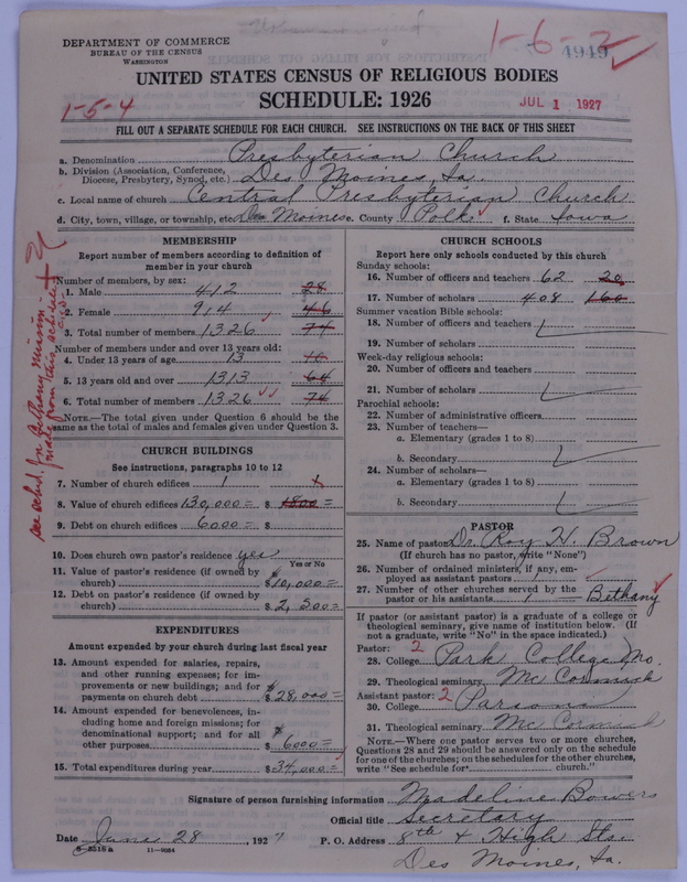 Scan of Presbyterian Church in the United States of America: 4949