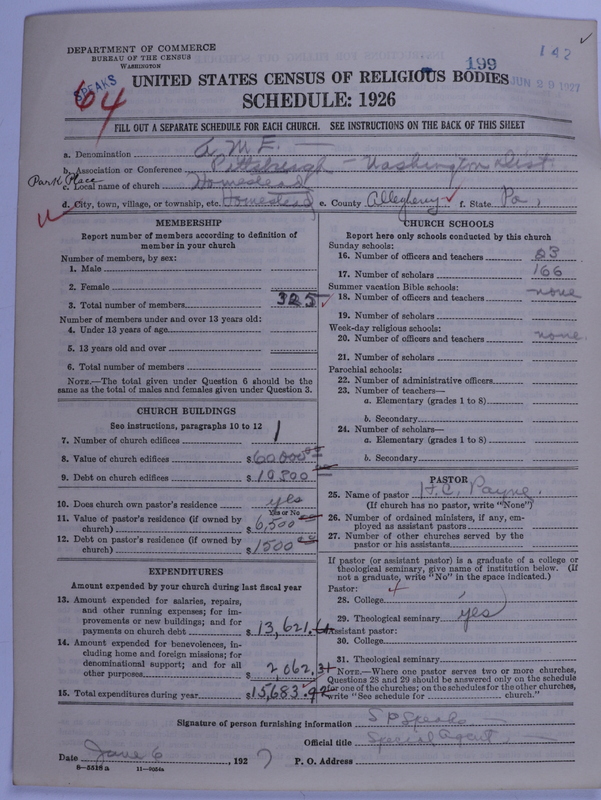 Scan of African Methodist Episcopal Church: 199