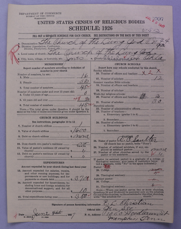 Scan of Church of the Living God, Christian Workers for Fellowship: 97