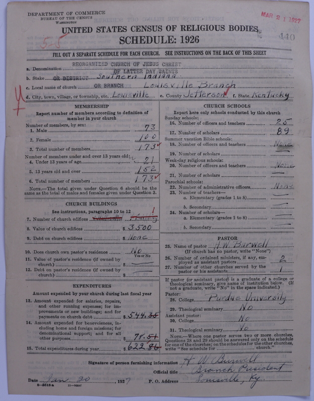 Scan of Reorganized Church of Jesus Christ of Latter Day Saints: 440
