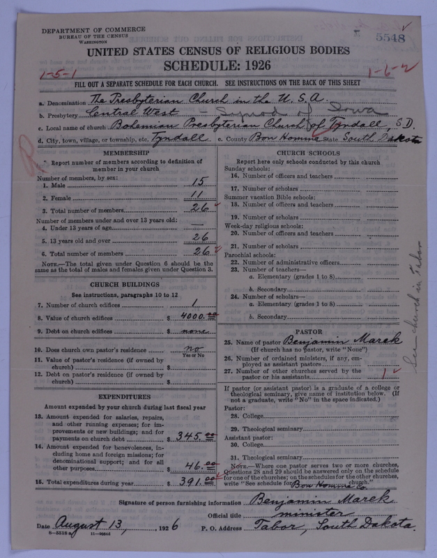 Scan of Presbyterian Church in the United States of America: 5548