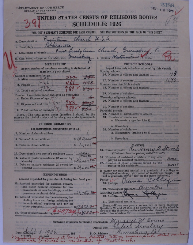 Scan of Presbyterian Church in the United States of America: 2388
