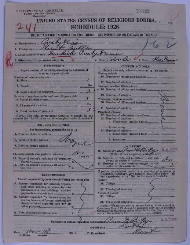Scan of Presbyterian Church in the United States of America: 7882