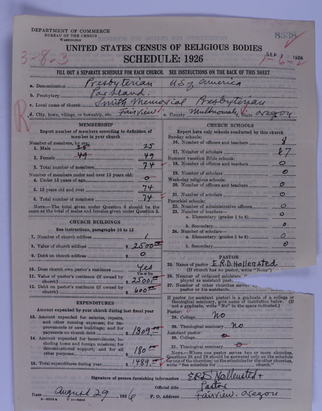 Scan of Presbyterian Church in the United States of America: 8538