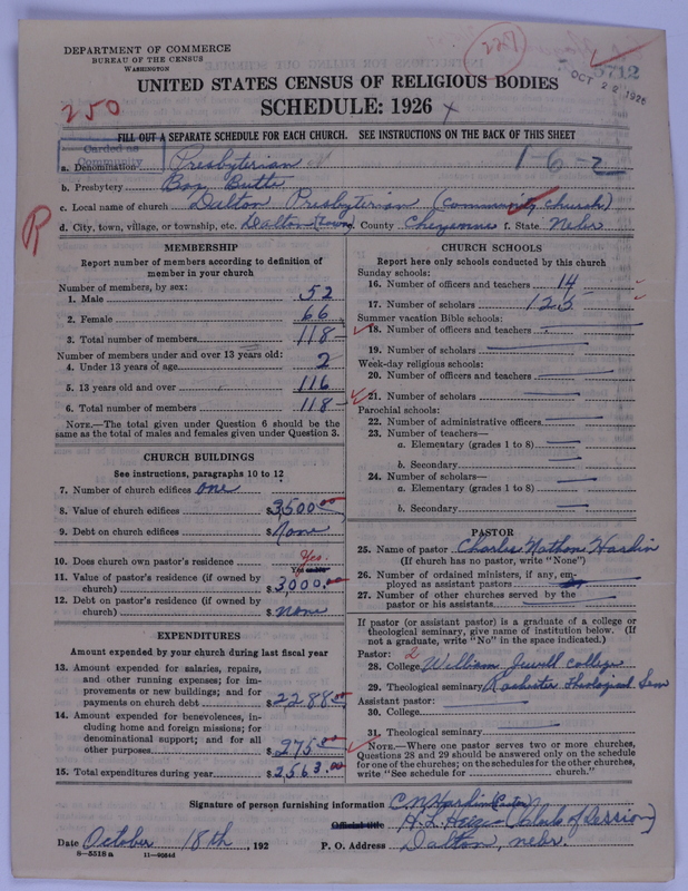 Scan of Presbyterian Church in the United States of America: 5712