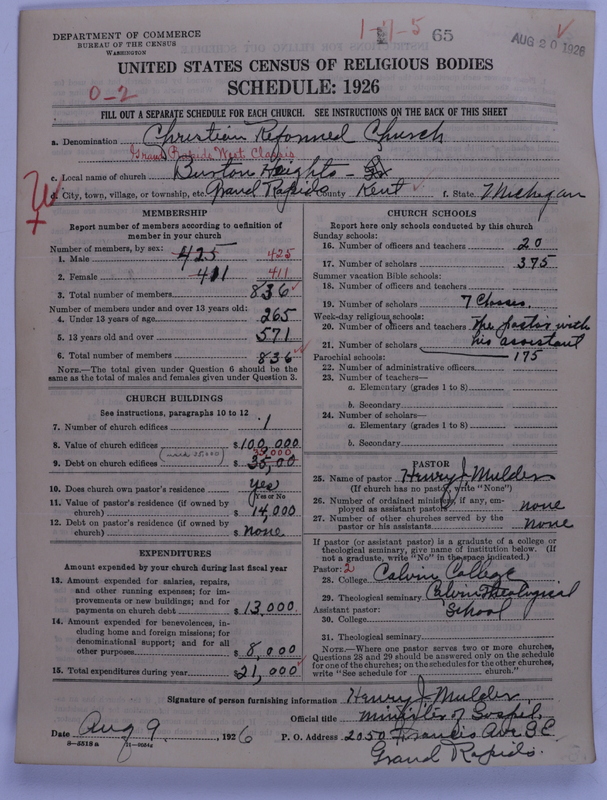 Scan of Christian Reformed Church: 65