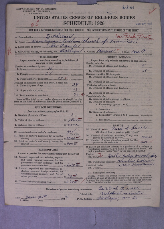 Scan of Norwegian Lutheran Church of America: 1398