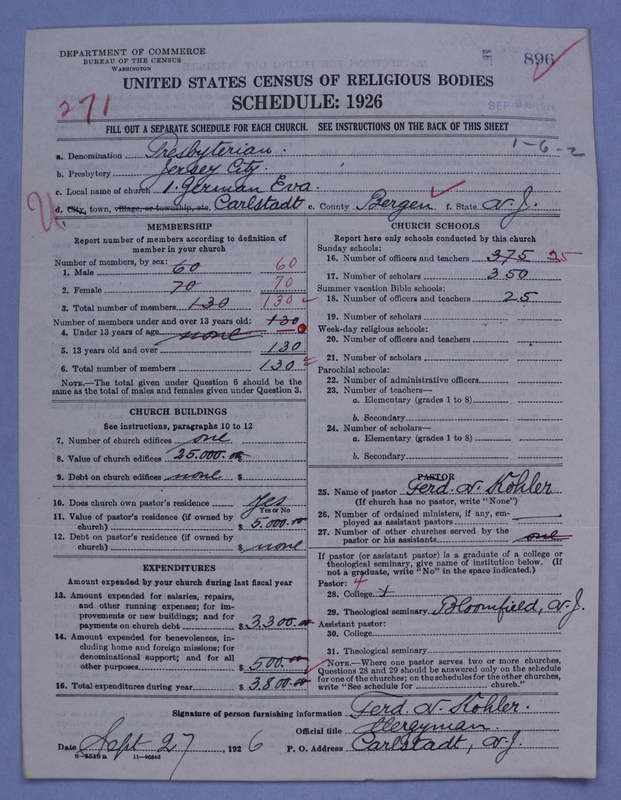 Scan of Presbyterian Church in the United States of America: 896