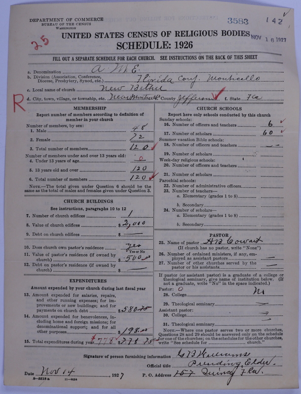 Scan of African Methodist Episcopal Church: 3583