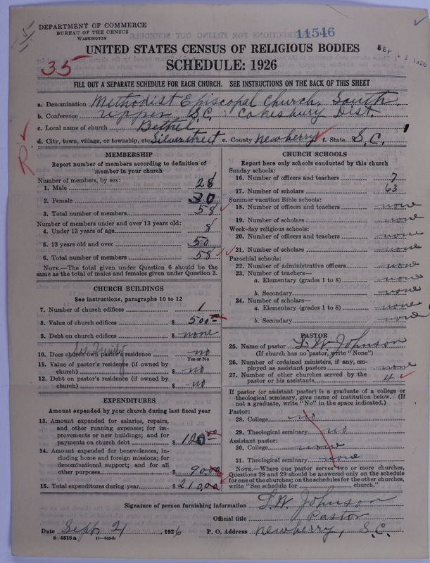 Scan of Methodist Episcopal Church, South: 11546