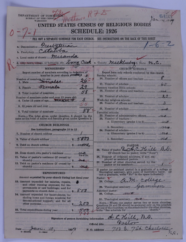 Scan of Presbyterian Church in the United States of America: 6495