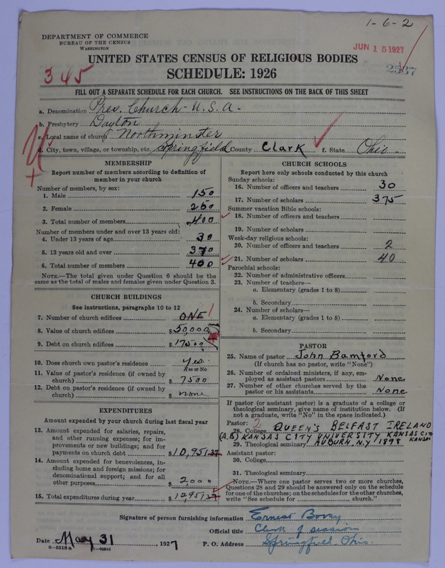 Scan of Presbyterian Church in the United States of America: 2537