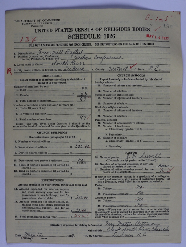 Scan of Free Will Baptists: 199