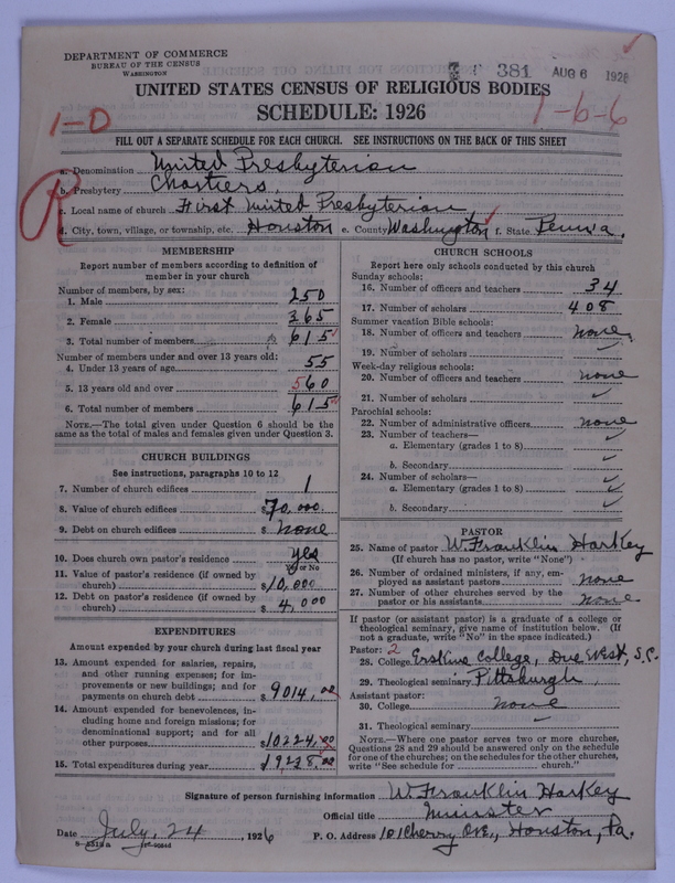 Scan of United Presbyterian Church of North America: 381
