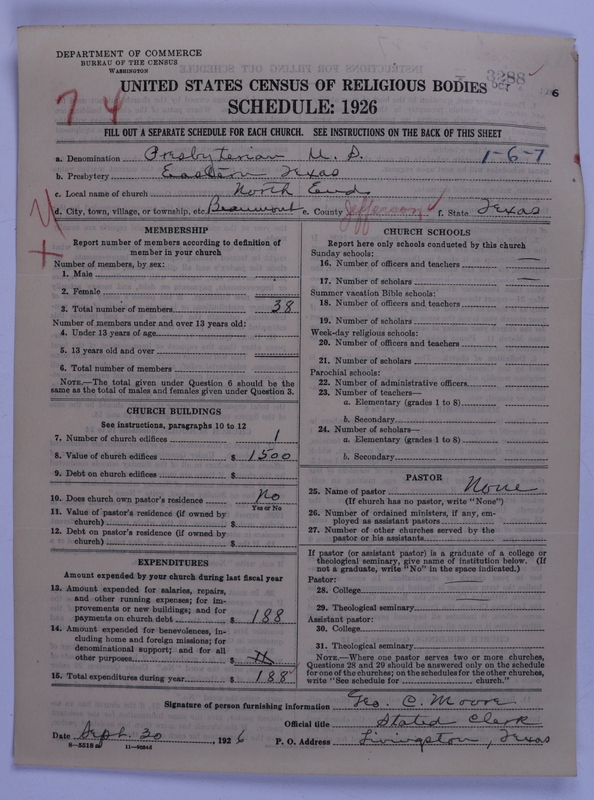 Scan of Presbyterian Church in the United States: 3288