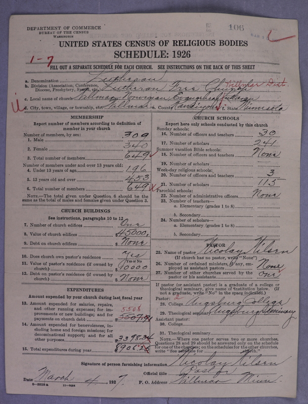 Scan of Lutheran Free Church: 106