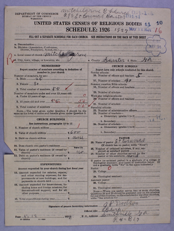 Scan of Negro Baptists: 10184