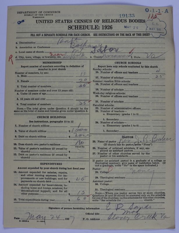 Scan of Negro Baptists: 19133