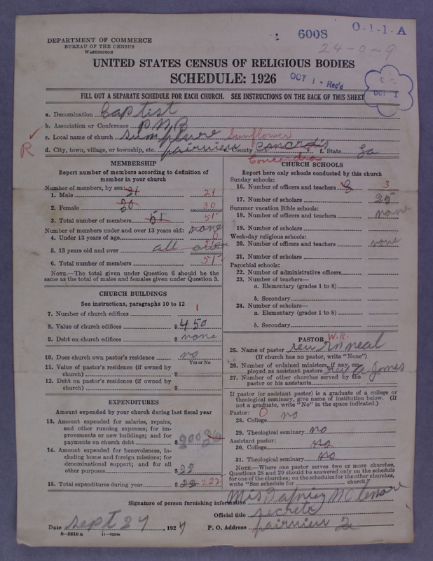 Scan of Negro Baptists: 6008