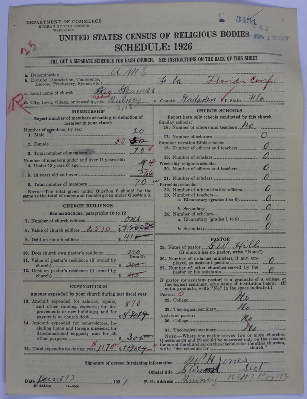 Scan of African Methodist Episcopal Church: 3451