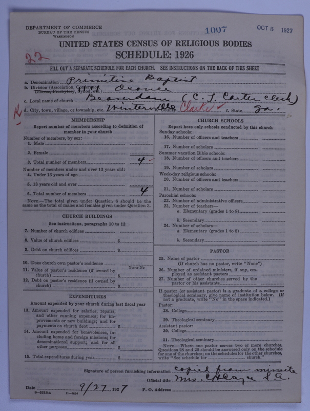 Scan of Primitive Baptists: 1007