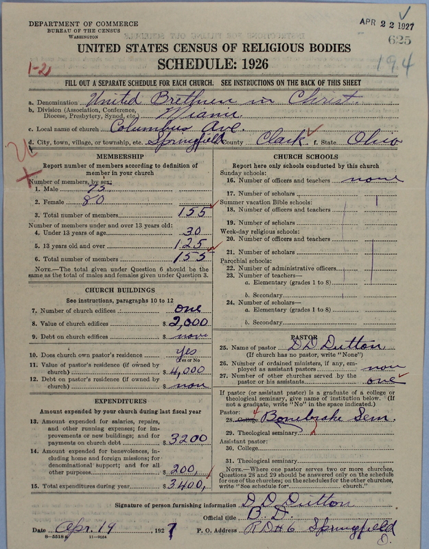 Scan of Church of the United Brethren in Christ: 625