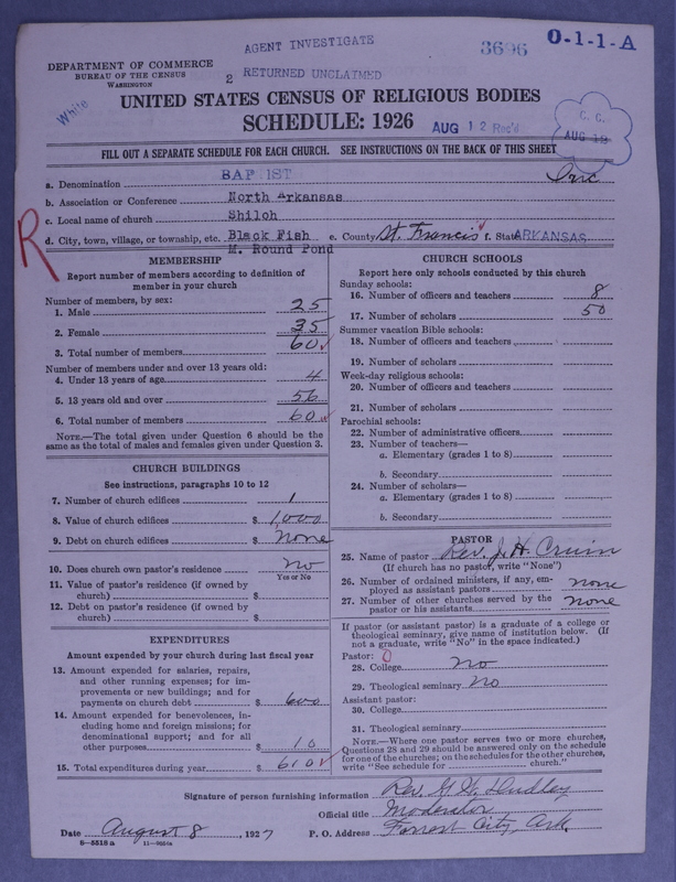 Scan of Negro Baptists: 3696