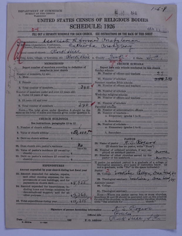 Scan of Associate Reformed Presbyterian Church: 84