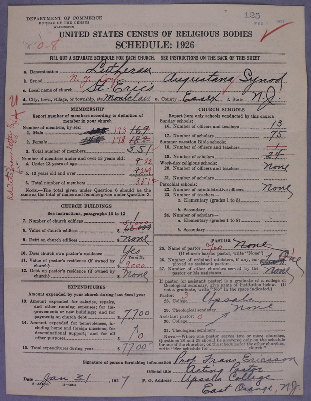 Scan of Evangelical Lutheran Augustana Synod of North America: 125
