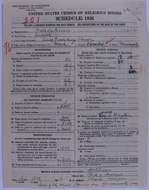 Scan of Presbyterian Church in the United States of America: 4507