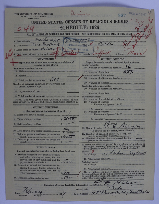 Scan of Methodist Episcopal Church: 887