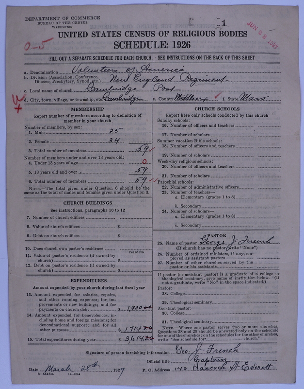Scan of Volunteers of America: 1
