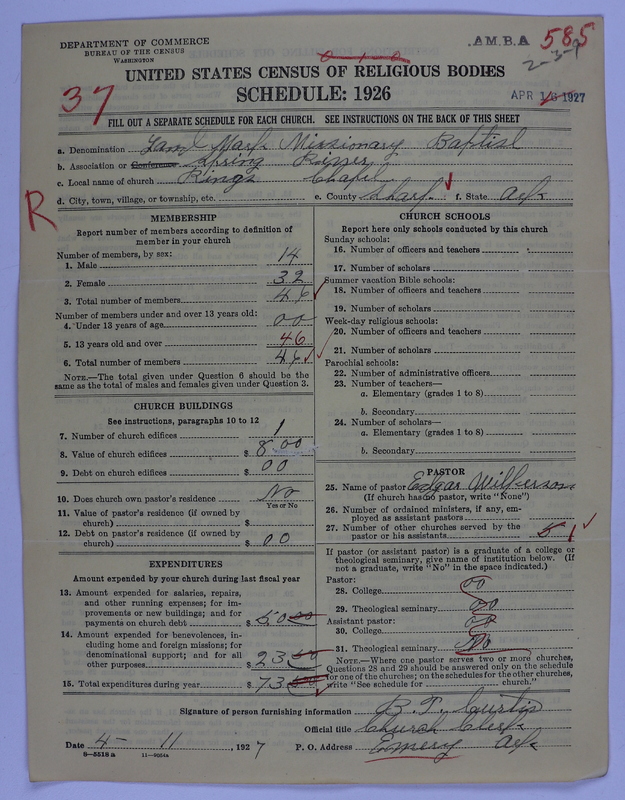 Scan of Landmark Baptist of America: 585