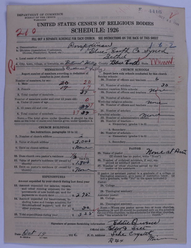 Scan of Presbyterian Church in the United States of America: 4416